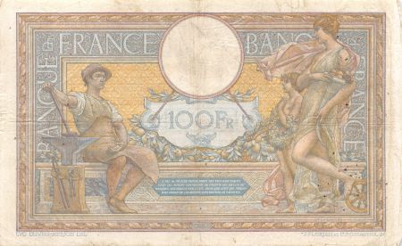 France 100 Francs Luc Olivier Merson - sans LOM - 28-05-1909 Série E.853 - TB+
