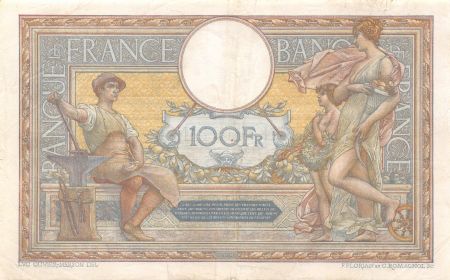France 100 Francs Luc Olivier Merson - sans LOM - 29-06-1921 Série T.7757 - TTB
