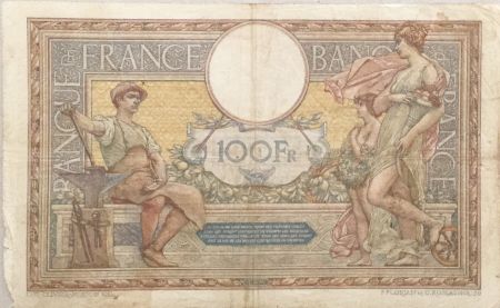 France 100 Francs Luc Olivier Merson - sans LOM - 29-08-1918 Série Q.5026 - TB