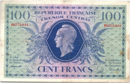France 100 Francs Marianne - 02-10-1943 Série PG 375844