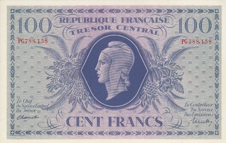 France 100 Francs Marianne - 02-10-1943 Série PG 788.158