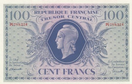 France 100 Francs Marianne - 02-10-1943 Série PG 788224