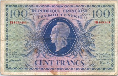 France 100 Francs Marianne - 02-10-1943 Série PH 469484