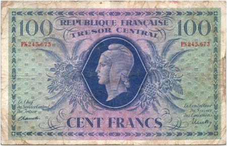 France 100 Francs Marianne - 02-10-1943 Série PN 243673
