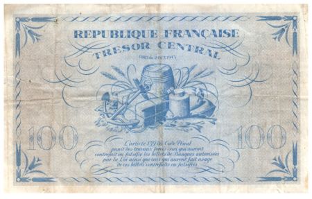 France 100 Francs Marianne - 1943 - Série PL 960.158 - TTB