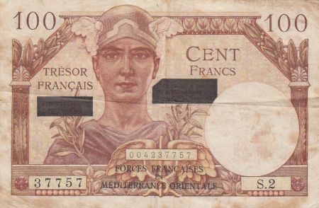 France 100 Francs Mercure - Suez - 1956 Série S.2