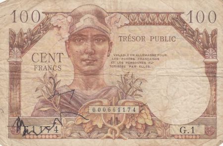 France 100 Francs Mercure, Trésor Français - 1947 - Série G.1