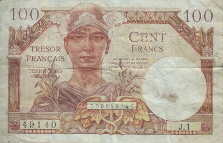 France 100 Francs Mercure, Trésor Français - 1947 - Série J.1 49140