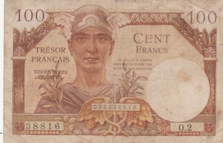 France 100 Francs Mercure, Trésor Français - 1947 - Série O.2 - P.TB