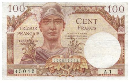 France 100 Francs Mercure, Trésor Public - 1947 - Série A.1 - TB+