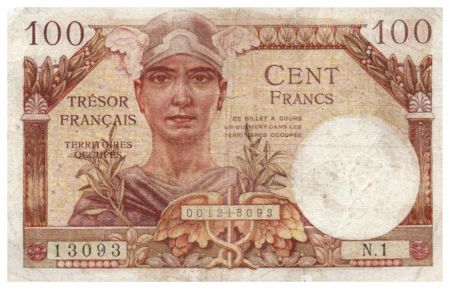 France 100 Francs Mercure, Trésor Public - 1947 - Série N.1 - TB