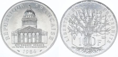 France 100 Francs Panthéon - 1984 Argent