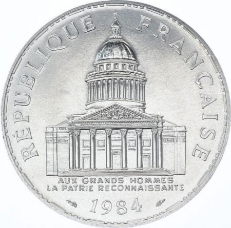 France 100 Francs Panthéon - 1984 Argent