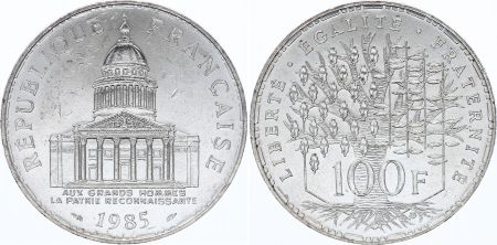 France 100 Francs Panthéon - 1985 SUP + - Argent