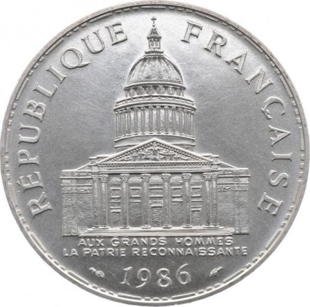 France 100 Francs Panthéon - 1986 FDC