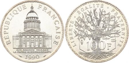 France 100 Francs Panthéon - Frappe monnaie - 1990 SPL