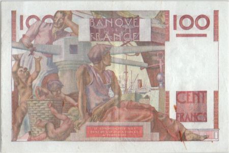 France 100 Francs Paysan - 02-10-1952 - Série A.486
