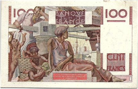 France 100 Francs Paysan - 03-10-1946 - Série D.113 - TTB