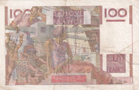 France 100 Francs Paysan - 04-09-1952 - Série M.472 - TTB