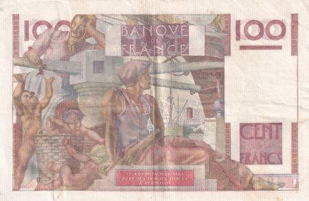 France 100 Francs Paysan - 07-02-1952 - Série S.434  - TTB+