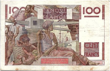 France 100 Francs Paysan - 09-01-1947 - Série Z.180 - TTB