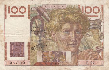 France 100 Francs Paysan - 11-07-1946 - Série E.67