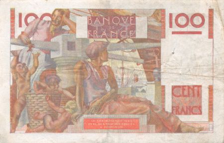 France 100 Francs Paysan - 12-10-1950 - Série M.370 - TTB