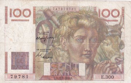 France 100 Francs Paysan - 17-02-1949 - Série E.300 - TTB