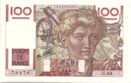 France 100 Francs Paysan - 31-05-1946 - Série U.66 - TTB +