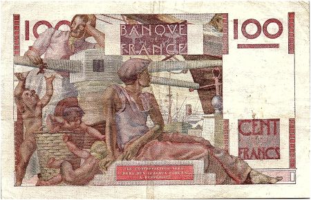 France 100 Francs Paysan - 31-10-1946 - Série Q.132 - TTB
