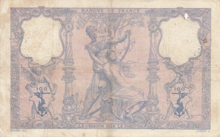 France 100 Francs Rose et Bleu - 23-01-1907 Série H.4778 - TB+