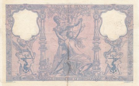 France 100 Francs Rose et Bleu - 24-02-1905 Série T.4291