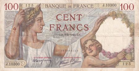 France 100 Francs Sully - 02-05-1940 - Série J.10300