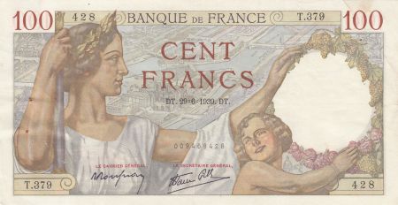 France 100 Francs Sully - 29-06-1939 - Série T.379