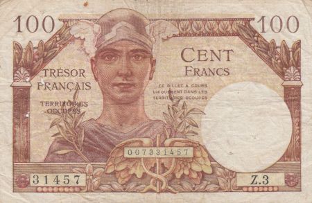 France 100 Francs Trésor ND1947 - Série Z.3