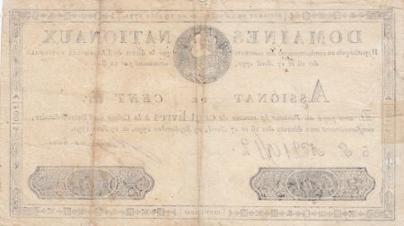 France 100 Livres Louis XVI - 19-06-1791 Série 5G - Sign. Ragueneau - PTTB