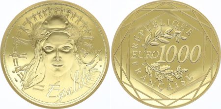 France 1000 Euro Or - Marianne Egalité - 2018 - Neuf