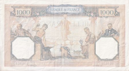 France 1000 Francs - Cérès et Mercure - 21-09-1939 - Série J.7935 - F.38.37