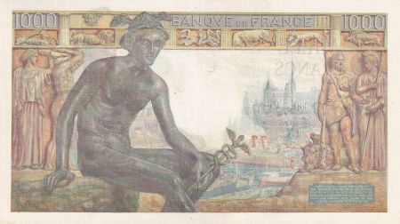 France 1000 Francs - Déesse Déméter - 29-04-1943 - Série P.5082 - F.40.22
