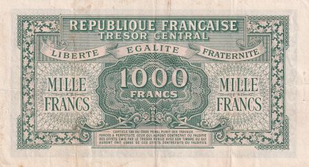 France 1000 Francs - Marianne - 1945-  Lettre D - VF.13.01