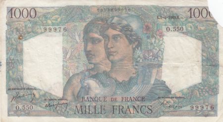 France 1000 Francs - Minerve et Hercule - 07-04-1949 - Série O.550 - F.41.26