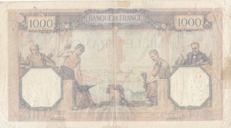 France 1000 Francs Cérès et Mercure -  02-04-1931- Série D.1296