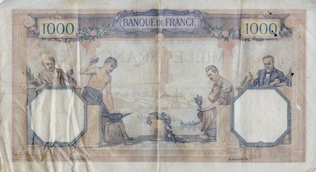 France 1000 Francs Cérès et Mercure - 03-01-1930 Série X.784 - TB