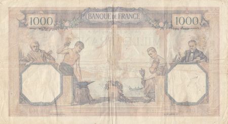 France 1000 Francs Cérès et Mercure - 03-09-1931 - Série N.1515