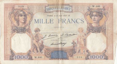 France 1000 Francs Cérès et Mercure - 06-08-1927 - Série W.440