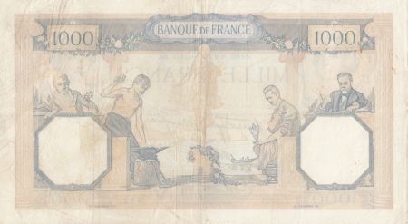 France 1000 Francs Cérès et Mercure - 06-10-1938 Série C.4004 - TTB