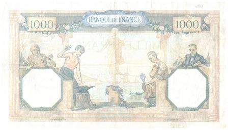 France 1000 Francs Cérès et Mercure - 15-07-1937 Série C.2994 - TTB