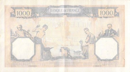 France 1000 Francs Cérès et Mercure - 16-11-1939 Série Q.8301 - TTB