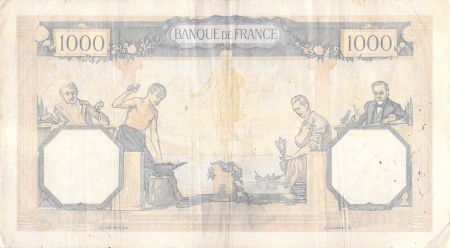France 1000 Francs Cérès et Mercure - 16-12-1937 Série P.3130 - PTTB
