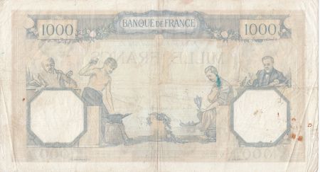 France 1000 Francs Cérès et Mercure - 17-09-1936 - Série O.2590